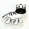 thumbnail image 2 of One Grace Place 10-14b030Z Jazzie Jungle Boy Decorative Pillow - Zebra, 2 of 4
