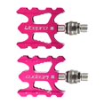 thumbnail image 2 of Pedales de liberación rápida de bicicleta resistente ligeros 1 par de pedales de de bicicleta para ciclismo de montaña - Rojo roja Baoblaze Pedal de bicicleta ligero, 2 of 8