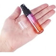 thumbnail image 4 of 1 Set 9 Packs 10ml Rainbow Color Glass Spray Bottle Refillable Fine Mist Spray Bottle for Perfume Essential Oil, 4 of 7