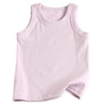 thumbnail image 3 of Krdevn Kids Ribbed Striped Tank Top Sleeveless Crew Neck Casual Summer Top for Boys Girls,4-5 Years, 3 of 3