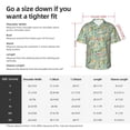 thumbnail image 5 of Pofeuu Rabbit And Chick Print Hawaiian Shirt for Men Sleeves Casual Button Down Summer Beach Dress Shirts T-Shirts,X-Large, 5 of 7