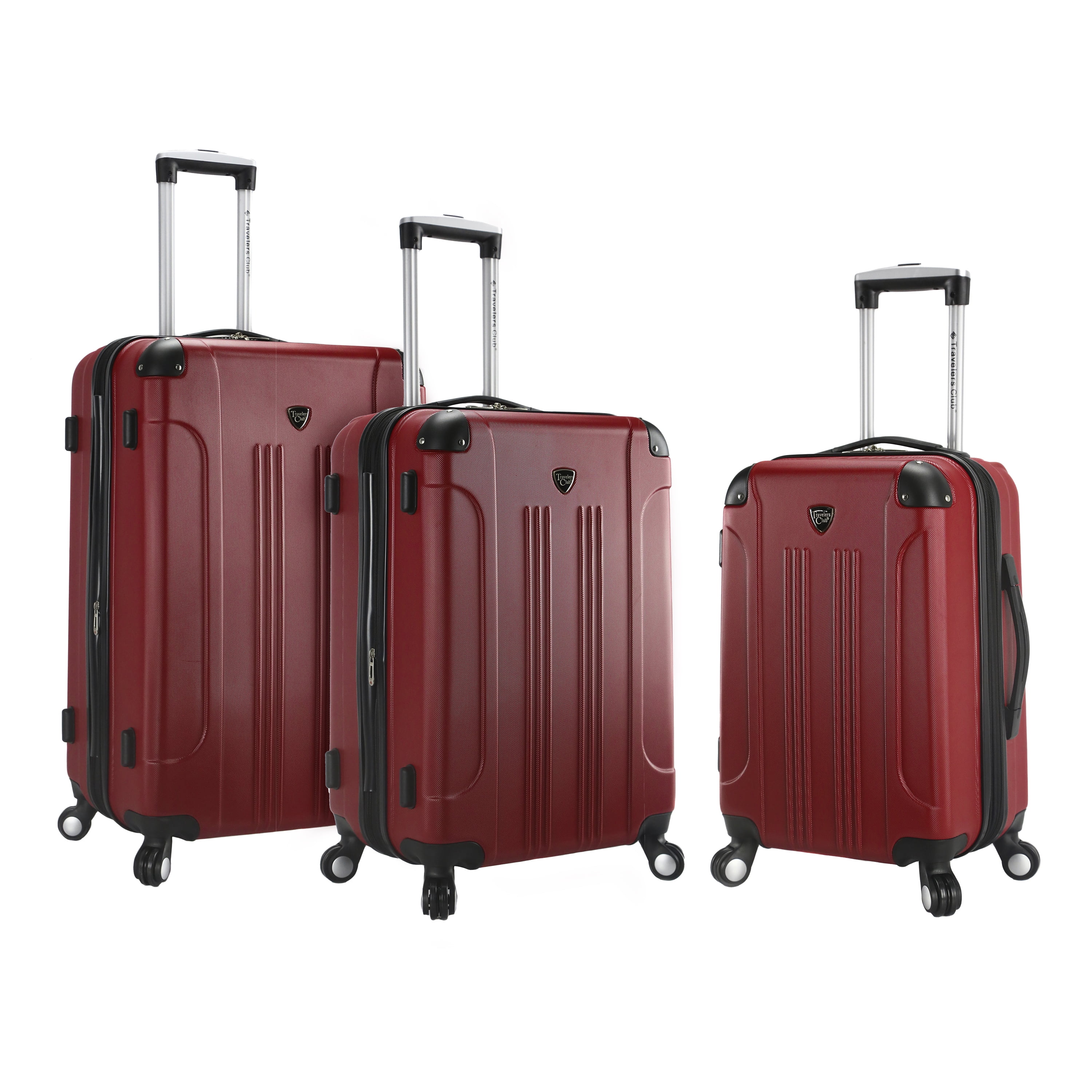 Travelers Club 3 pc. Expandable hard-side luggage set - Walmart.com