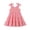 Pink, variant on KIMI BEAR 4T Toddler Girls Dress 5T Child Girl Sundress Sleeveless Bowknot Off the Shoulder A-line Dresses Solid Color Clothing Pink