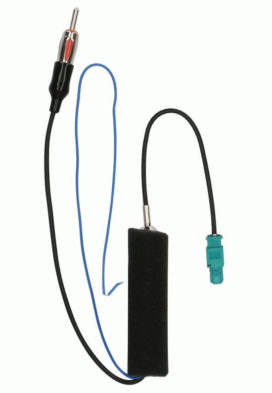 Metra Amplified Vehicle Antenna Adapter Cable for 2002 and up GM®/Chrysler®/Volkswagen®, Single Connector