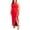 Red, variant on BCX Womens Plus Halter Sleeveless Evening Dress