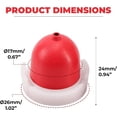 thumbnail image 2 of 694395 496115 Ampoules d'Amorce de Carburateur Rouges Compatibles avec les Moteurs de la Série Briggs Stratton Quantum 5085 5085H 5085K 4180 – Ampoule de Rechange Compatible avec brigg (2), 2 of 6