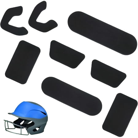 Helmet Pads 18X5.2cm No Slip Motorcycle Inner Padding Bicycle Helmet Replacement For Airsoft Baseball Softball