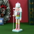 thumbnail image 4 of LOLIPPYY Traditional Nutcracker Nutcracker Figure Wood Decoration Children Christmas Party 1Pcs, 4 of 10