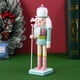 thumbnail image 3 of Decoración navideña de cascanueces, adorno de cascanueces de madera, decoración de soldado, figura de cascanueces, 3 of 7