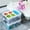 5 Grid Clear, variant on 44 Qt Clear Storage Bins with Lids Large Stackable Plastic Storage Box 6 Packs