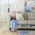 thumbnail image 3 of Mina Victory Life Styles Embroidered Heart Cotton Throw Pillow in White, 3 of 5