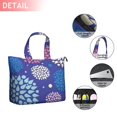 thumbnail image 2 of Colorful Floral Dots Pattern Travel Tote Bags for Women Carry On,Large Weekender Bags for Women Travel,Multi Functional Duffle Bag for Work,Shopping,Sports, 2 of 5