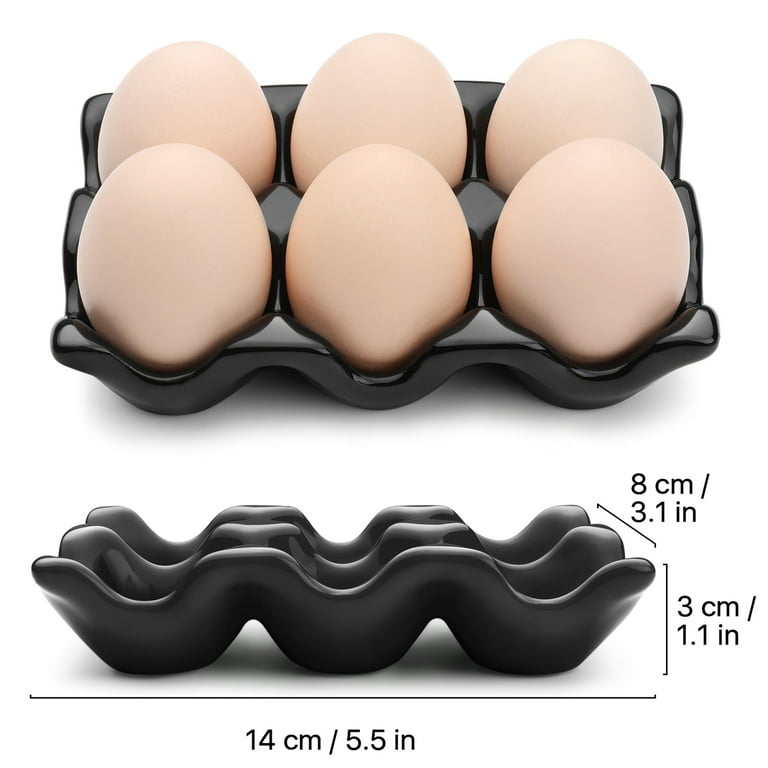 2 Pieces 6 Cups Egg Holder Silicone Resin Mold Egg Tray Rack Organizer  Epoxy Silicone Casting Molds for Fridge, Refrigerator, Kitchen, Pantry, 3D  DIY