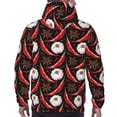 thumbnail image 5 of Hoodies for Men - Red Hot Chili 1 Long Sleeve Comfrt Men'S Fashion Hoodies & Sweatshirts, Sweatshirts for Men Hoodies Pullover Clothing Clothes with Pouch, 5 of 7