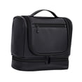thumbnail image 4 of Bolsa de aseo colgante, bolsa de maquillaje, de cosméticos, portátil, de gran capacidad, multifuncional, bolsas de baño, impermeable para hombres Negro, 4 of 8