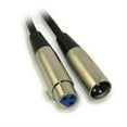 thumbnail image 2 of My Cable Mart 6' XLR 3P Male to Female Durable Microphone Cables, Black, 2 of 2