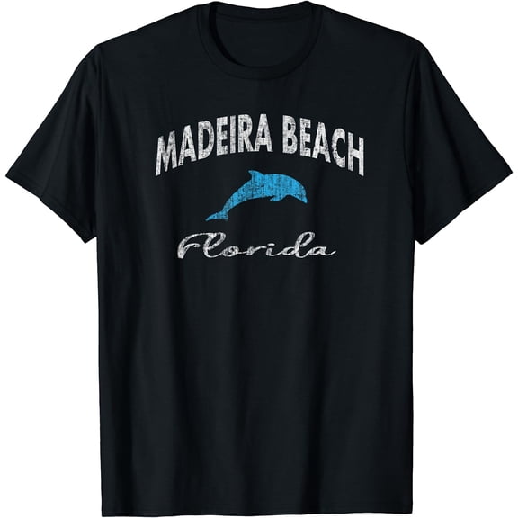 Vintage Madeira Beach FL Dolphin T-Shirt
