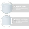 thumbnail image 3 of Milisten Flowers Gift Box Packaging Box Flower Bouquet Paperboard Round Flower Bucket, 3 of 6