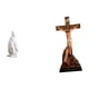 thumbnail image 1 of Escultura de pingüino,Escultura de pingüino,decoración nórdica para el hogar,Estatua católica,Colección religiosa de figuras de estatuas de la Virgen María,Figura de la Cruz de, 1 of 8