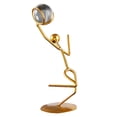 thumbnail image 4 of Figuras De Bolas De Cristal De 2 Piezas Con Adornos De Soporte De Metal Para Mesa De Oficina, 4 of 6