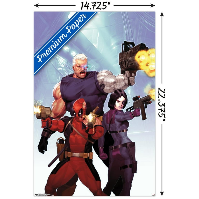 Marvel Comics Deadpool and Domino Wall Poster, x