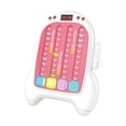 thumbnail image 4 of Juego de mesa electrónico de ritmo musical, dispositivo de juego portátil, juguete antiestrés de mano rosa y blanco, 4 of 9