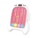 thumbnail image 4 of Máquina de juego de mesa con botón pulsador rápido, juguete educativo con efecto de sonido portátil rosa y blanco, 4 of 9