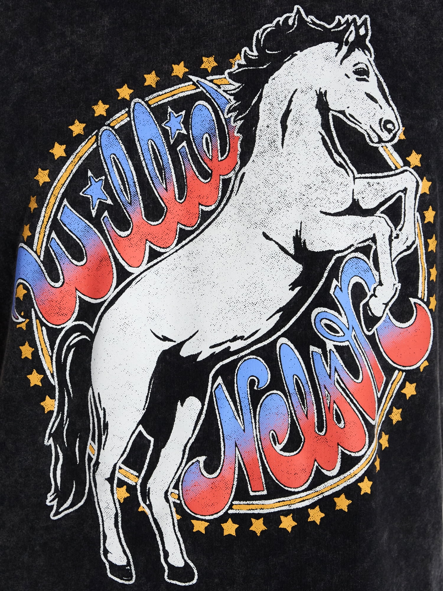 Willie Nelson Men's & Big Men's Heavyweight Boxy Fit Washed Cotton Graphic Tee, Sizes XS-5XL