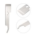 thumbnail image 3 of Uxcell Stainless Steel Beehive Scraper Tools, 158mm J-Hook Flat Beehive Frame Lifter, 3 of 4