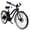 Black, variant on Tracer Omega 26" Electric Bike, 500W Rear Motor, 7-speed, 25mph, 48V/14Ah, 30 to 45 Miles, 5 PAS, Disc Brake, for Men, Matte Gray