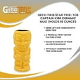 thumbnail image 7 of Star Trek: TOS Captain Kirk 16 oz. Geeki Tiki Mug, 7 of 7