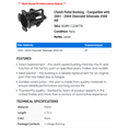 thumbnail image 2 of Clutch Pedal Bushing - Compatible with 2001 - 2004 Chevrolet Silverado 2500 HD - Dorman, 2 of 2