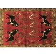 thumbnail image 1 of Ahgly Company Indoor Rectangle Persian Brown Traditional Area Rugs, 6' x 9', 1 of 4
