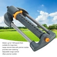 thumbnail image 3 of 20 Hole Garden Sprinkler, Metal Base Lawn Rotating Oscillating Sprinkler Spray Angle Rectangular Lawn Bar Sprinkler for Larges Surfaces, 3 of 9