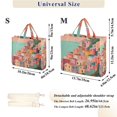 thumbnail image 2 of FORMRS Womens Corduroy Tote Bag Crossbody Shoulder Handbag with Pocket, Cityscape Painting, 2 of 7