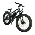 thumbnail image 2 of Aostirmotor Electric Mountain Bike, 48V 20AH Removable Lithium Battery 100 0W Ebike with Rack, 26" 4.0 inch Fat Tire Bike, Electric Bicycle for Adults UL2849 (Black), 2 of 9