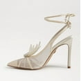 thumbnail image 3 of Sam Edelman Women's Aura Lace Up Stiletto Heel Ivory Tulle 9M, 3 of 5