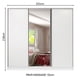 thumbnail image 3 of Ropero Closet Madesa Royale 3 Puertas 1 Espejo Negro, 3 of 10