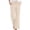 A97 Beige, variant on Linen Wide Leg Pants for Women High Waisted Drawstring Palazzo Trousers Cotton Flowy Bottoms Scalloped Hem Design Summer Boho Beachwear