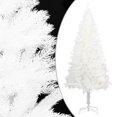 thumbnail image 2 of vidaXL Artificial Pre-lit Christmas Tree with Ball Set White 240 cm, 2 of 5