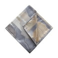 thumbnail image 1 of Nvzi Servilletas de tela de jacquard de damasco, 2 unidades, impermeables, a prueba de derrames, de poliéster, color gris plateado, 18,11 x 18,11 pulgadas, 1 of 5