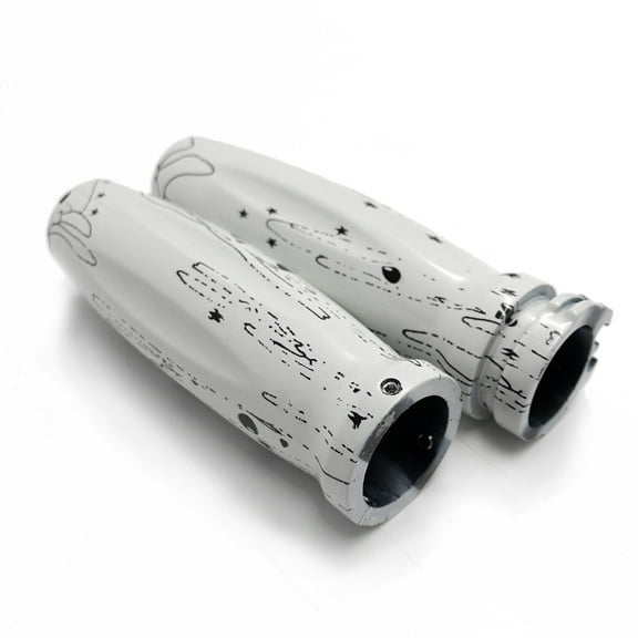 HTTMT- Billet Aluminum 1" 25mm Hand Grips Compatible With Harley Street Bob/ Honda Shadow 1100 Aero