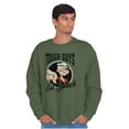 thumbnail image 4 of Popeye Tough Guys Eat Spinach Funny Men's Crewneck Sweatshirt Brisco Brands S, 4 of 6