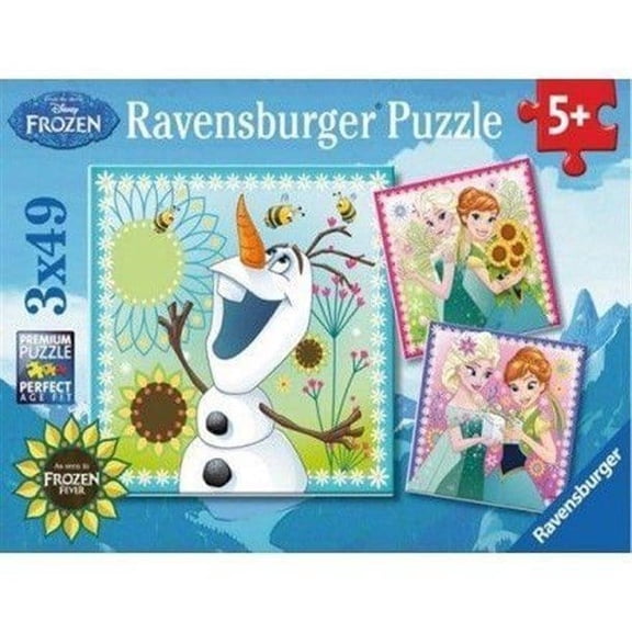 Ravensburger 3x49 Piece Puzzle Walt Disney Frozen 092451