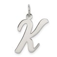 thumbnail image 1 of Collier Monogramme Initiale Lettre K en Argent Sterling 925 Pendentif Charme, 1 of 8
