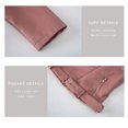 thumbnail image 4 of IROINNID Women's Faux Leather Jacket Long Sleeve Notch Lapel Casual Biker Zip Up Jacket Coat,Pink, 4 of 6