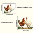 thumbnail image 3 of Adhesivos de pared de PVC con pollos, gallos y gallinas de granja, 3 of 3