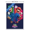 thumbnail image 3 of Nintendo The Super Mario Galaxy Movie (2026) - Mario & Luigi Jump Wall Poster with Magnetic Frame, 22.375" x 34", 3 of 5