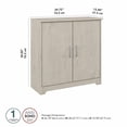 thumbnail image 3 of Bush Furniture Cabot Small Bathroom Cabinet in Linen White Oak - Engineered Wood, 3 of 5