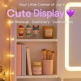 thumbnail image 5 of White Vanity Table with Large LED Mirror and 6 Drawers, Large Storage Space, Compact and Space Saving, for Christmas Gifts, Gifts for  Teenagers, 5 of 10